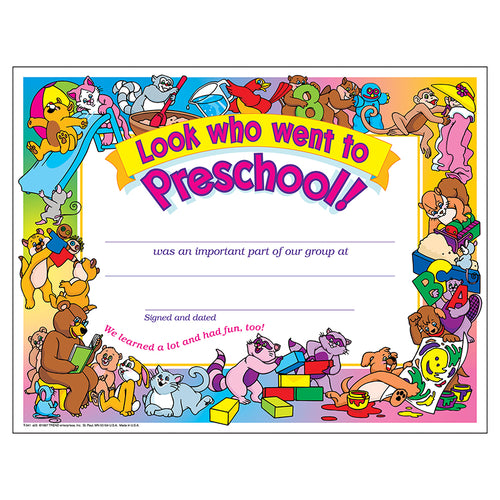 Look Who Went To Preschool! , 30 Ct