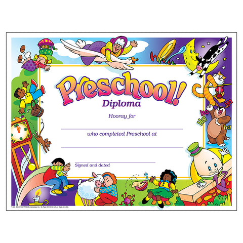 Preschool Diploma , 30 Ct