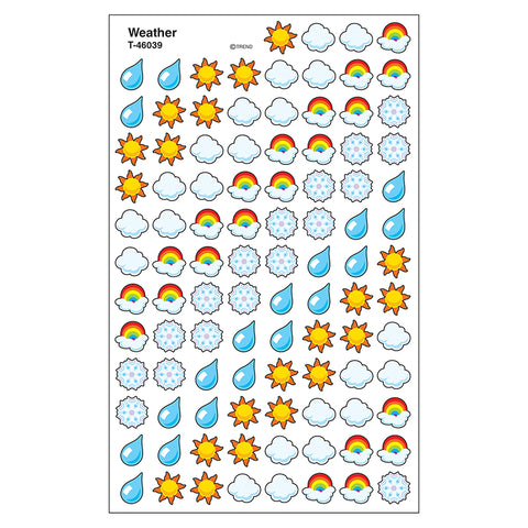 Weather Supershapes Stickers, 800 Ct