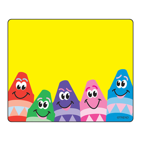Colorful Crayons Terrific Labels, 36 Ct