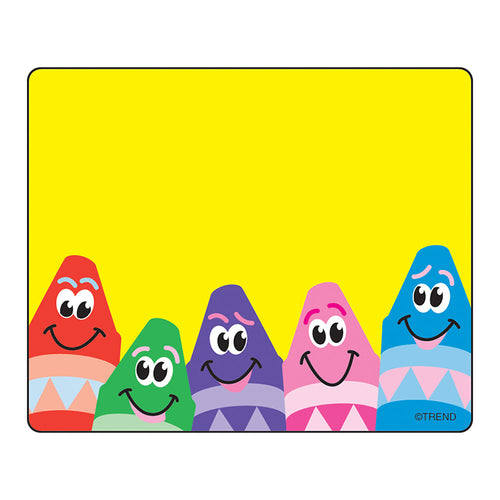Colorful Crayons Terrific Labels, 36 Ct