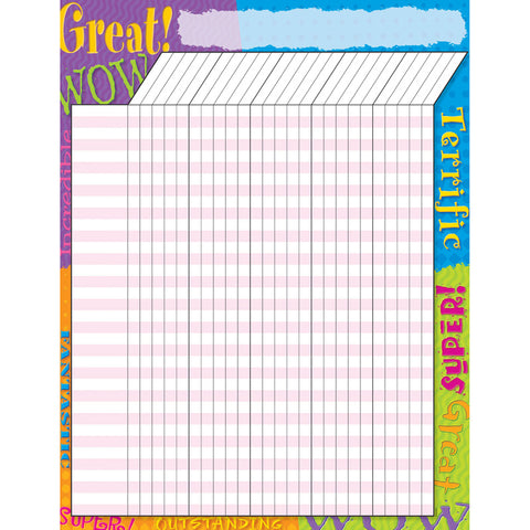 Praise Words Incentive Chart, 17 X 22
