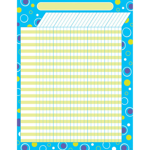 Blue Fizz Incentive Chart, 17 X 22