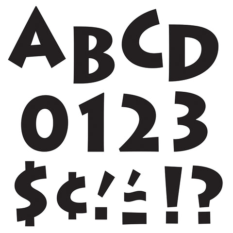 Black 4 Venture Uppercase Ready Letters
