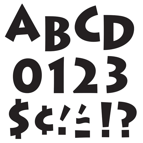 Black 4 Venture Uppercase Ready Letters