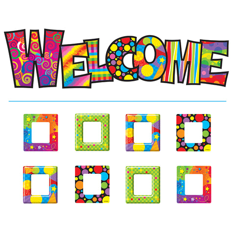 Razzle-Dazzle Welcome Bulletin Board Set