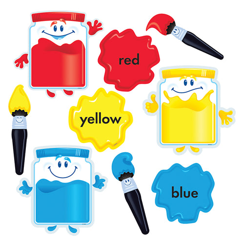 Colortime Paints Bulletin Board Set