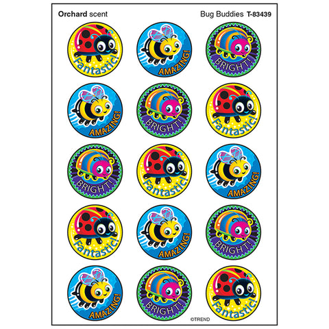 Bug Buddies/Orchard Stinky Stickers, 60 Ct.