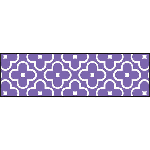 Floral Purple Bolder Borders, 35.75'