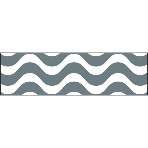 Wavy Gray Bolder Borders, 35.75'