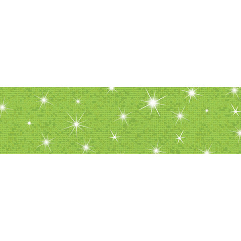 Lime Sparkle Bolder Borders, 32.5'