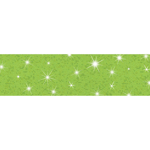 Lime Sparkle Bolder Borders, 32.5'