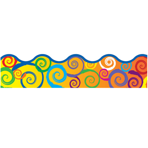 Rainbow Swirls Terrific Trimmers, 39 Ft
