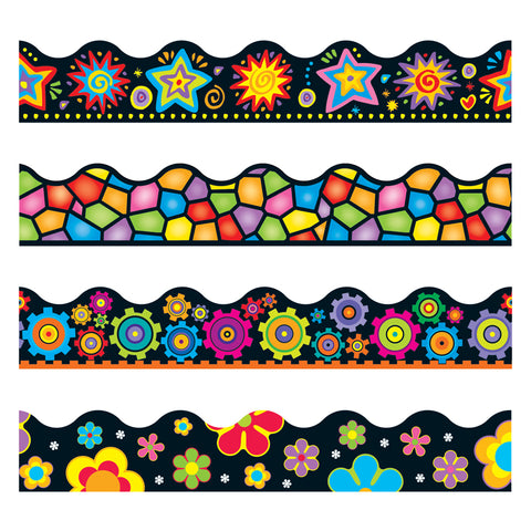 Brights On Black Terrific Trimmers, Variety Pack
