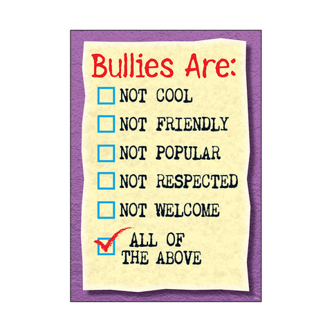 Bullies Are: Not Cool... Argus Poster, 13.375 X 19