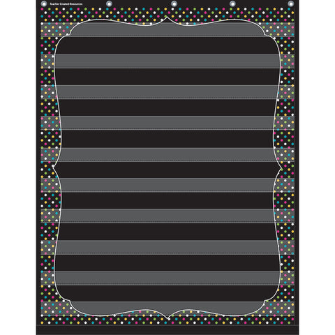 Chalkboard Brights 10 Pocket Chart