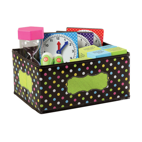 Chalkboard Brights Small Storage Bin, 8 X 11 X 5