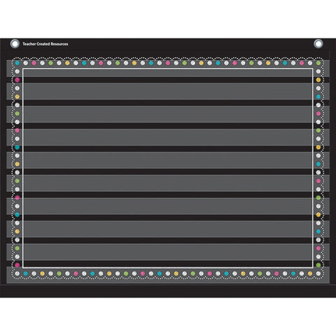 Chalkboard Brights Mini Pocket Chart (17 X 22)