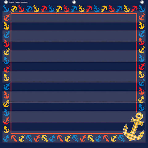 Anchors 7 Pocket Chart (28 X 28)