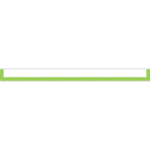 Lime Polka Dots Magnetic Pockets - Extra Large