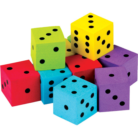 Foam Colorful Dice