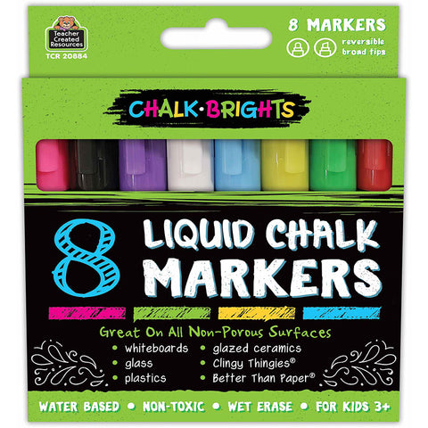 Chalk Brights Liquid Chalk Markers - 8-Pack