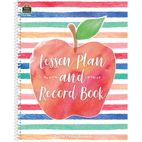 Watercolor Lesson Plan And Record Book