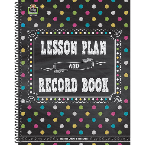 Chalkboard Brights Lesson Plan And Record Book