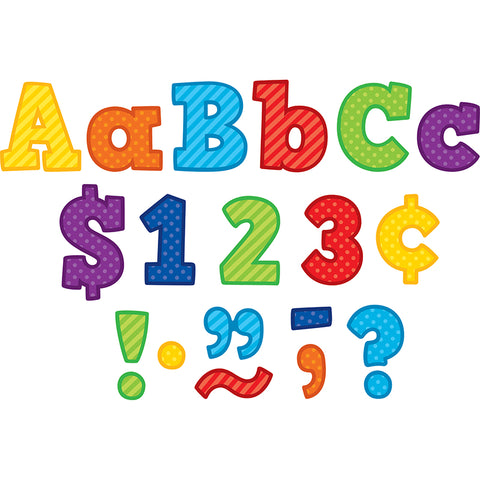 Playful Patterns Bold Block 4 Letters Combo Pack