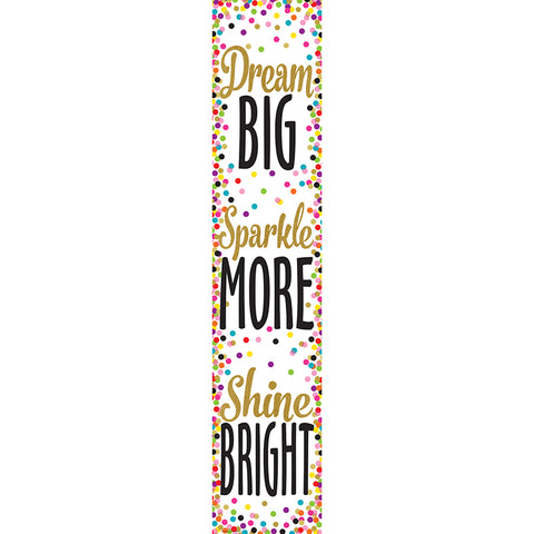 Confetti Dream Big Banner