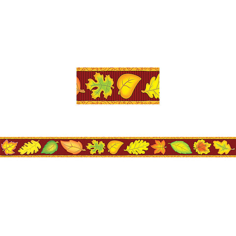 Fall Straight Border Trim, 3 X 35, 12/Pkg