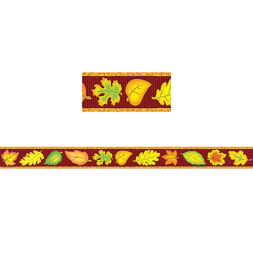 Fall Straight Border Trim, 3 X 35, 12/Pkg