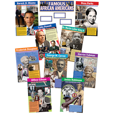 Famous African Americans Bulletin Board Display Set