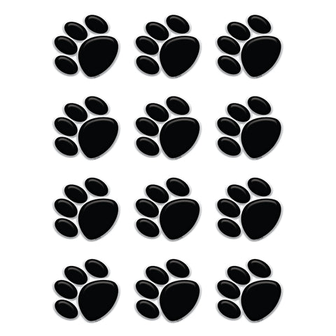 Black Paw Prints Mini Accents
