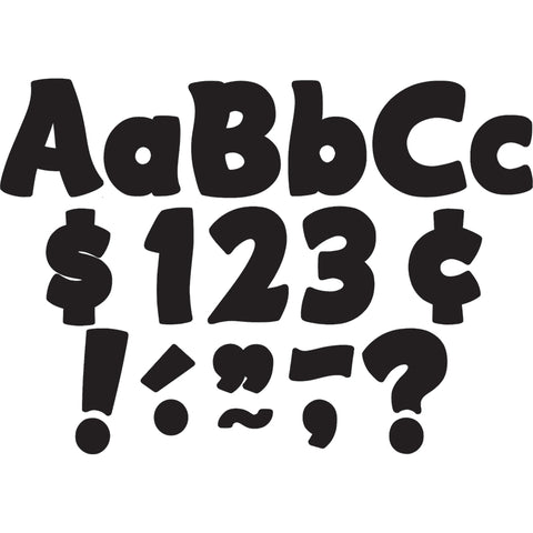 Black Funtastic 4 Letters Combo Pack