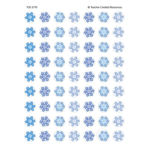 Winter Mini Stickers, 1/2"Dia, 378/Pkg