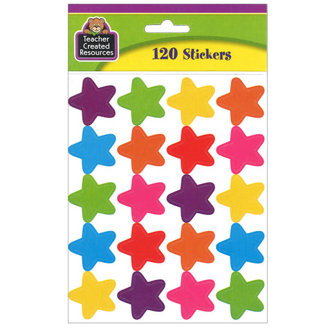 Bright Stars Stickers (Die Cut Star Shape)