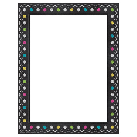 Chalkboard Brights Computer Paper