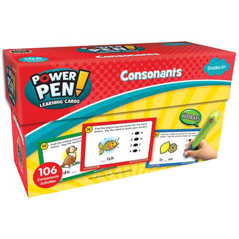 Power Pen Learning Cards: Consonants