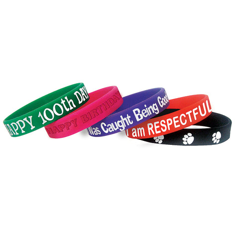 Character Traits Wristband Pack, 10/Pkg