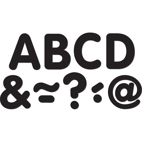 Black Classic 2 Magnetic Letters