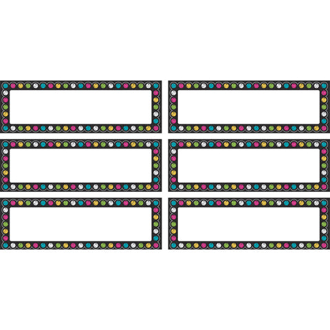 Chalkboard Brights Labels Magnetic Accents