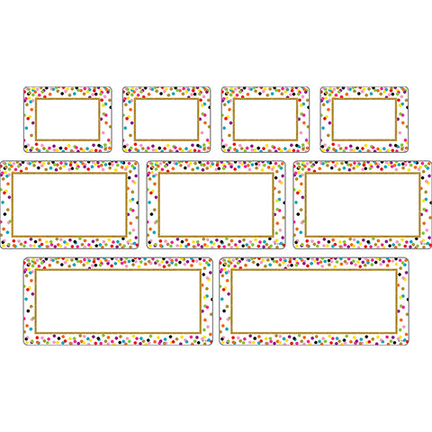 Clingy Thingies Confetti Labels