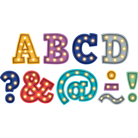 Clingy Thingies Letters, Marquee Bold Block