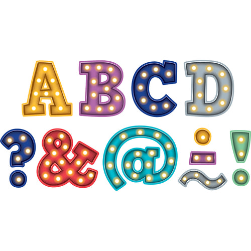 Clingy Thingies Letters, Marquee Bold Block