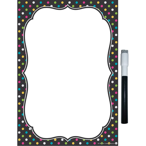 Clingy Thingies Small Note Sheet With Pen, Chalkboard Brights