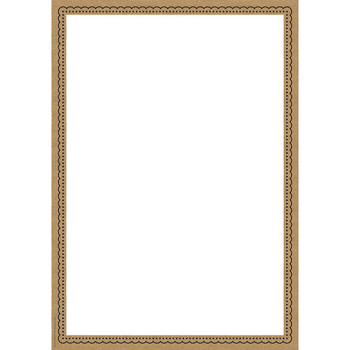 Clingy Thingies Largenote Sheet, Burlap