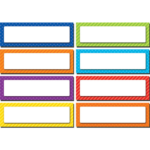 Playful Patterns Labels Magnetic Accents