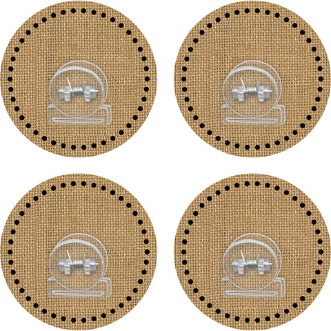 Clingy Thingies Clips, Burlap