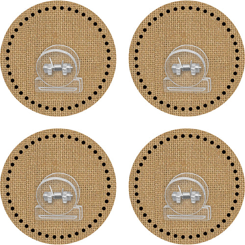 Clingy Thingies Clips, Burlap